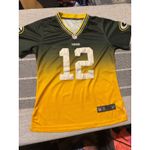 Nike Green Bay Packers Aaron Rodgers 12 On Field Women Jersey women's large Photo 2
