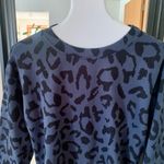 Velvet By Graham & Spencer Bengal Fleece Cropped Sweatshirt In Shadow Size XS Photo 3