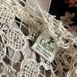 Vintage Ivory Woven Lace Cardigan Size M Photo 1