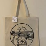 Going To The Beach Tote Bag Tan Photo 0