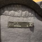 prAna Yarrow Dress Long Sleeved Shirt Grey Organic Cotton Size Small Photo 7