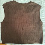 H&M Brown sweater vest Photo 5