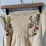 Free People NWT  Havana Nights Beaded Strapless Mini Dress in Yellow Photo 8