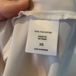 New York & Co. Sheer Blouse Tie Front Photo 6