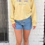 Vintage yellow pebble lake embroidered crewneck sz L women’s Size L Photo 1