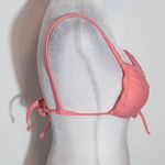 Aerie Pink Bikini Top NWT Size Small Gathered Bandeau Bikini Top Photo 3