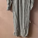 BCBGMAXAZRIA  White Striped Long Sleeve Maxi Shirt Dress Size XXS NWT Photo 10