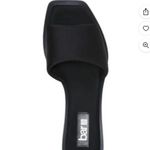 Bar III  Womens Black Padded Cayymen Sculpted Heel Slip On Heeled Sandal 5.5 Photo 3