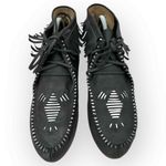 Anthropologie Latigo Etu Moccasins Leather Fringe Photo 2