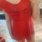 Red crochet dress Photo 0