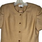 Vintage Kasper A.S.L. Skirt‎ Set Tan Size 4 Photo 3