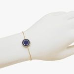 Marc Jacobs  M0017167 402 Women's Medallion Reversible Bangle Bracelet Gold Blue Photo 2