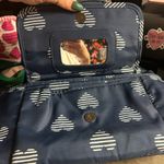 Lug Women s Romper Carry Shoulder Bag Brushed Navy Hearts Blue Photo 5