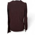 Carhartt  Women's Long Sleeve Graphic Tee Brown Rhinestone Logo Top Size Small Photo 2