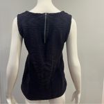 Maje  Knit Tank Top in Blue Photo 4