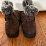 Khombu  Lindsey Suede Leather Faux Fur Boots Brown‎ Size 8 Photo 4