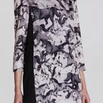Ted Baker  Print Dress Jorie Wild Horses 3/4 Sleeve Mini Shift Size 2 Photo 0