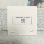 AGOLDE Parker Vintage Cut Off Distressed Button Fly Blanche White Blue Jean 27 Photo 6