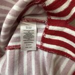 Talbots T By Terry Cloth Striped 3/4 Sleeve Sweatshirt Sweater SMALL Photo 3