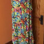Kaktus Bright Tropical Flowers Maxi Dress Size L Photo 5