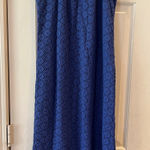 A New Day Crochet Lined Midi Tied Halter Neck Dress Grunge Y2K Women XS Beachy Photo 0