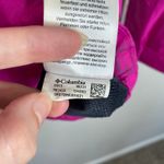 Columbia Omni-Tech Waterproof Jacket Fuschia Pink Size Small Hooded Rain Photo 8