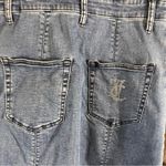 Juicy Couture  Sweetheart Neckline Medium‎ Wash Denim Mini Dress Size Medium Photo 7