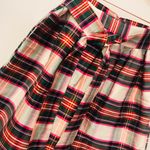 Crown & Ivy Plaid Skirt white red green with Bow size 4 Photo 3