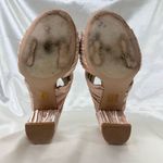 Free People X Jeffrey Campbell Venice Mule Heels 6.5 Twist Satin Feminine Chic Photo 5