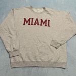 Jerzees Miami University Crewneck Sweatshirt Photo 0