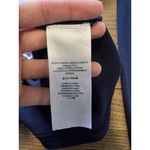 CHAPS Denim Women’s Hoodie Knit Top V-Neck Navy Blue Paisley Print Size Large Photo 9