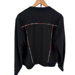 Olivia Culpo x Le Tote Reversible Bomber Jacket Floral Print Faux Leather size L Size L Photo 11