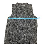 Rielle Ruffle Mock Neck Mini Tent Black Grey White Party Dress Size XL Photo 10