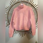 Free People Bradley Pulllover Sweater in Bubblegum Mock Neck Sweater S Photo 6