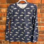 Sea Life womens performance long sleeve fishing beach shirt blue medium Photo 0