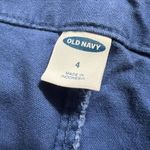 Old Navy Womens Chino Pants Slim Ankle Length Raw Hem Cotton Blend Blue Size 4 Photo 6