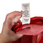 Cinq a Sept Lou Denim Cropped Slit Flare Pants in Bright Crimson Red Size 8 Photo 10