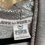 PINK - Victoria's Secret PINK Y2K Victorias Secret Gray Silver Sequin Bling Zip Sweater Medium Photo 5