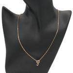 Crown & Ivy  Old Money Aesthetic "P" Initial Necklace Gold Color Adjustable $20 Photo 1