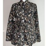 Ted Baker Cargo Denim Jacket Khaki Belted Collared Safari Utility US 4 NWT Photo 3