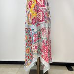 Johnny Was $458 NWOT  Embroidered Irregular Asymmetry Floral Midi Shirt Dress S Photo 7