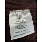 Pink Rose  Brown Ribbed Mock Neck Sleeveless Cutout Midi Dress Size S Photo 7