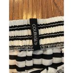 Courage B black and white stripe aline skirt small Black Photo 4