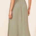 Reformation  Hibiscus Strapless Maxi Dress in Seafoam Size Small Photo 1
