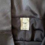 Aritzia  TNA Black High Waisted Leggings with Mesh Panels Large Photo 2