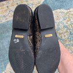 Pacific&Co G.H. BASS & . size 8M black/gold flat-heel loafers textile uppers bal. synth. Photo 3