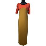 Unbranded Women's Backless Maxi Yellow Dress Sz Large Summer Vacation Date Night Photo 1