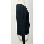 Free People  Women's Don't Forget‎ Me Button Pullover Shirt Top Black Size Medium Photo 2