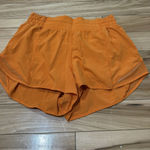 Lululemon  Shorts Hotty Hot 4" 6 High-Rise Orange Photo 0