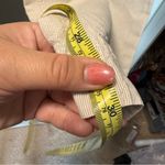 The North Face Linen Blend Tie Waist Pinstripe Trouser Pant White Cream 10Short Photo 2